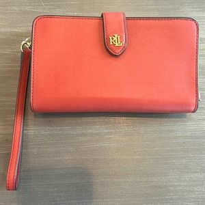 Ralph Lauren Transition Red SNSTN Clutch Size OS